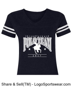 iBrandForward ladies polo team Vintage T-Shirt Design Zoom